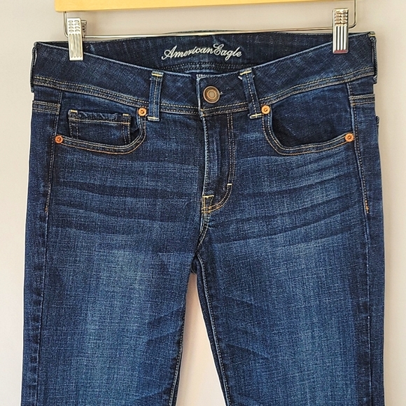 American Eagle Outfitters Original Boot Dark Wash Size 8 - Picture 3 of 13